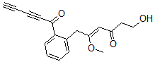 CAS 登录号：75217-61-7， (Z)-1-羟基-5-甲氧基-6-(2-戊-2,4-二炔酰基苯基)己-4-烯-3-酮