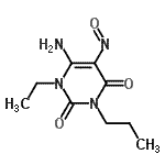 CAS#: 752222-79-0, 6-Amino-1-ethyl-5-nitroso-3-propyl-2,4(1H,3H)-pyrimidinedione