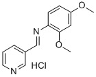 CAS#: 75273-92-6, N-(2,4-Dimethoxyphenyl)-1-Pyridin-3-Ylmethanimine Hydrochloride