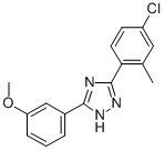 CAS#: 75318-76-2, 3-(4-Chloro-2-Methylphenyl)-5-(3-Methoxyphenyl)-2H-1,2,4-Triazole