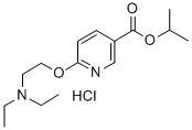 CAS 登录号：75348-36-6， 丙-2-基6-(2-二乙基氨基乙氧基)吡啶-3-羧酸酯盐酸盐