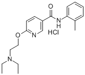 CAS#: 75348-39-9, 6-(2-Diethylaminoethoxy)-N-(2-Methylphenyl)Pyridine-3-Carboxamide Hydrochloride