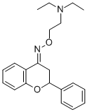 CAS#: 75393-00-9, 2,3-Dihydro-2-Phenyl-4H-1-Benzopyran-4-One O-(2-(Diethylamino)Ethyl)Oxime