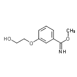 CAS#: 754129-25-4, Methyl 3-(2-hydroxyethoxy)benzenecarboximidate