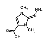 CAS#: 754201-38-2, (2E)-2-Hydrazono-1,3-dimethyl-2,3-dihydro-1H-imidazole-4-carboxylic acid