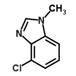 CAS#: 75438-01-6, 4-Chloro-1-methyl-1H-benzimidazole