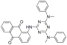 CAS#: 75551-82-5, 1-[[4,6-Bis[(2-Methylphenyl)Amino]-1,3,5-Triazin-2-Yl]Amino]Anthracene-9,10-Dione