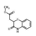 CAS#: 7556-63-0, Methyl (3-oxo-3,4-dihydro-2H-1,4-benzothiazin-2-yl)acetate