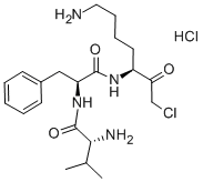 CAS#: 75590-17-9, (2R)-2-Amino-N-[(2S)-2-[[(3S)-7-Amino-1-Chloro-2-Oxoheptan-3-Yl]Amino]-3-Phenylpropanoyl]-3-Methylbutanamide