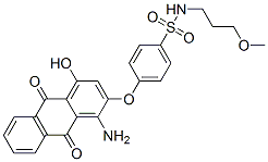 CAS#: 75601-56-8, 4-(1-Amino-4-Hydroxy-9,10-Dioxoanthracen-2-Yl)Oxy-N-(3-Methoxypropyl)Benzenesulfonamide