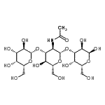 CAS#: 75645-27-1, beta-D-Galactopyranosyl-(1->3)-2-acetamido-2-deoxy-beta-D-glucopyranosyl-(1->3)-alpha-D-galactopyranose