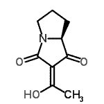 CAS#: 75652-77-6, (2Z,7aS)-2-(1-Hydroxyethylidene)tetrahydro-1H-pyrrolizine-1,3(2H)-dione