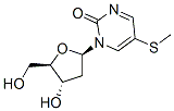 CAS 登录号：75670-13-2， 1-(2-脱氧-beta-D-呋喃核糖基)-5-(甲硫基)-2-嘧啶酮