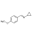 CAS#: 756845-65-5, (E)-N-Cyclopropyl-1-(4-methoxyphenyl)methanimine