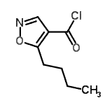 CAS 登录号：75706-00-2， 5-丁基异恶唑-4-甲酰氯