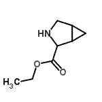 CAS 登录号：75715-99-0， 乙基3-氮杂双环[3.1.0]己烷-2-羧酸酯