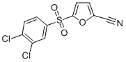 CAS 登录号：75745-62-9， 5-(3,4-二氯苯基)磺酰基呋喃-2-甲腈