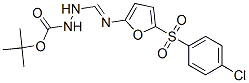 CAS#: 75745-76-5, Tert-Butyl N-[[(E)-[5-(4-Chlorophenyl)Sulfonylfuran-2-Yl]Iminomethyl]Amino]Carbamate