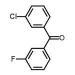 CAS 登录号：75762-57-1， (3-氯苯基)-(3-氟苯基)甲酮