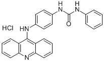 CAS 登录号：75775-62-1， 1-[4-(吖啶-9-基氨基)苯基]-3-苯基脲盐酸盐