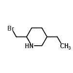 CAS#: 757905-16-1, 2-(Bromomethyl)-5-ethylpiperidine