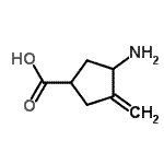 CAS#: 757942-64-6, 3-Amino-4-methylenecyclopentanecarboxylic acid