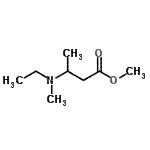 CAS#: 757973-34-5, Methyl 3-[ethyl(methyl)amino]butanoate