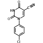 CAS#: 75837-75-1, 1-(4-Chlorophenyl)-2,4-dioxo-1,2,3,4-tetrahydro-5-pyrimidinecarbonitrile