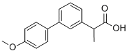 CAS 登录号：75852-55-0， 2-[3-(4-甲氧基苯基)苯基]丙酸