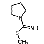 CAS#: 758658-51-4, Methyl 1-pyrrolidinecarbimidothioate