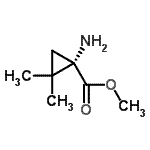 CAS#: 758684-39-8, Methyl (1S)-1-amino-2,2-dimethylcyclopropanecarboxylate