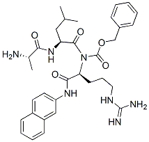 CAS 登录号：75873-86-8， 苯基甲基N-[(2R)-1-[[(2S)-1-[[(2S)-5-(二氨基亚甲基氨基)-2-(萘-2-基氨基)戊酰]氨基]-4-甲基-1-氧代戊烷-2-基]氨基]-1-氧代丙烷-2-基]氨基甲酸酯