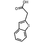 CAS#: 75894-07-4, 1-Benzothiophen-2-ylacetic acid