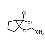 CAS#: 75906-17-1, 6,6-Dichloro-1-ethoxybicyclo[3.1.0]hexane
