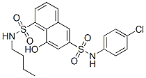 CAS 登录号：75935-42-1， N-丁基-N'-(4-氯苯基)-8-羟基萘-1,6-二磺酰胺