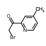 CAS 登录号：759442-78-9， 2-溴-1-(4-甲基-2-吡啶基)乙酮