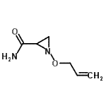 CAS#: 75959-40-9, 1-(Allyloxy)-2-aziridinecarboxamide