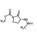 CAS 登录号：75975-46-1， 甲基(4R)-4-乙酰氨基-3-氧代-1,2-恶唑烷-2-羧酸酯