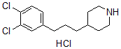 CAS#: 76000-02-7, 4-[3-(3,4-Dichlorophenyl)Propyl]Piperidine Hydrochloride