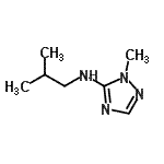 CAS#: 760115-72-8, N-Isobutyl-1-methyl-1H-1,2,4-triazol-5-amine