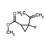 CAS#: 760179-38-2, Methyl 2-fluoro-2-isopropenylcyclopropanecarboxylate