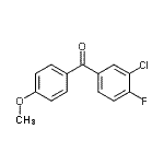 CAS#: 760192-87-8, (3-Chloro-4-fluorophenyl)(4-methoxyphenyl)methanone