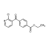 CAS#: 760192-98-1, Ethyl 4-[(2-chloro-3-pyridinyl)carbonyl]benzoate