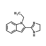 CAS#: 760207-44-1, 2-(4,5-Dihydro-1H-imidazol-2-yl)-1-ethyl-1H-indole