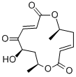 CAS#: 76023-57-9, (3Z,6R,9Z,12R,14S)-12-Hydroxy-6,14-Dimethyl-1,7-Dioxacyclotetradeca-3,9-Diene-2,8,11-Trione