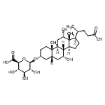CAS 登录号：76060-22-5， (3alpha,5beta,7alpha,8xi,12alpha)-7,12,24-三羟基-24-氧代胆烷-3-基beta-D-吡喃葡糖苷酸