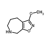 CAS#: 760918-49-8, 3-Methoxy-5,6,7,8-tetrahydro-4H-[1,2]oxazolo[5,4-c]azepine