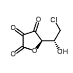 CAS 登录号：76100-50-0， (5R)-5-[(1R)-2-氯-1-羟基乙基]-2,3,4(5H)-呋喃三酮