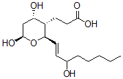 CAS 登录号：76123-48-3， 3-[(2R,3S,4S,6R)-4,6-二羟基-2-[(E)-3-羟基辛-1-烯基]四氢吡喃-3-基]丙酸