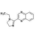 CAS#: 761368-65-4, 2-(1-Ethyl-4,5-dihydro-1H-imidazol-2-yl)quinoxaline